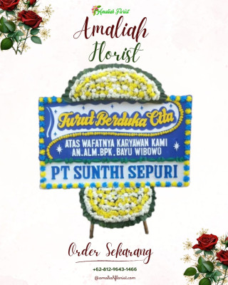 Papan Bunga Duka di Kragilan